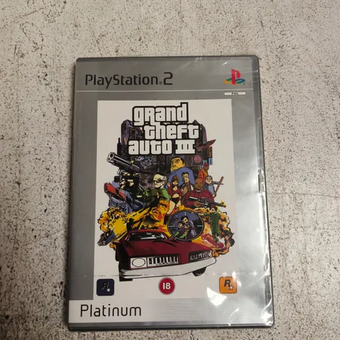 BOXED AND SEALED GRAND THEFT AUTO III – PLAYSTATION 2 PLATINUM EDITION 