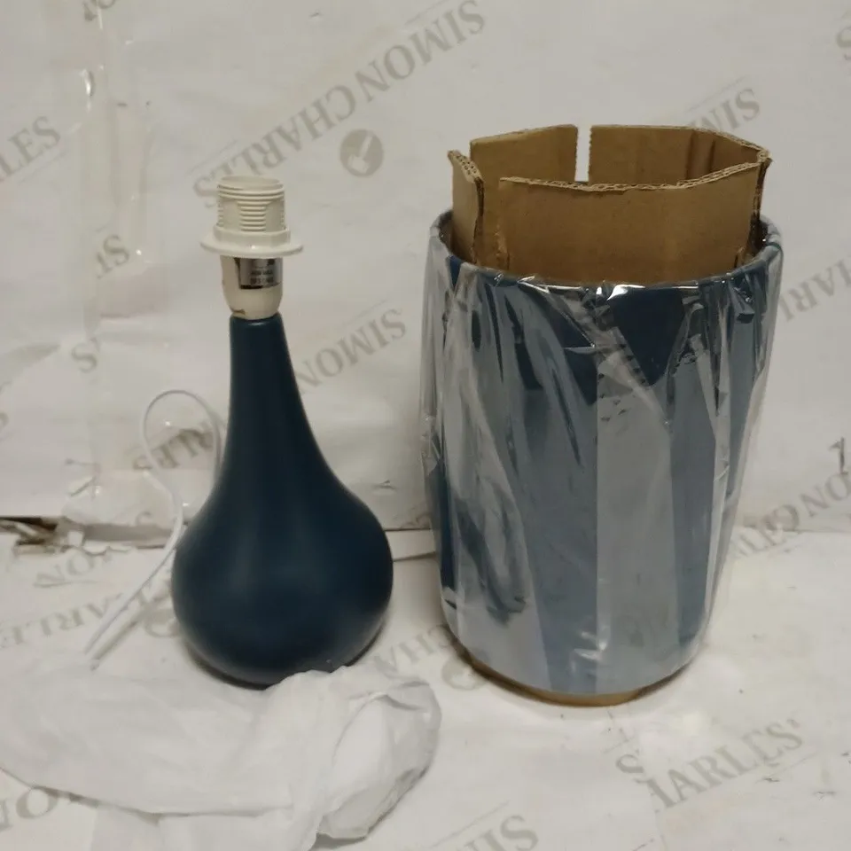JOHN LEWIS KRISTY TOUCH LAMP - BLUE // COLLECTION ONLY