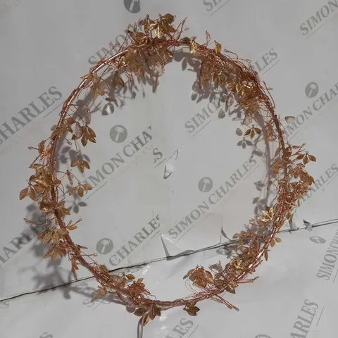 BOXED ALISON CORK PRE LIT JEWELLED WREATH
