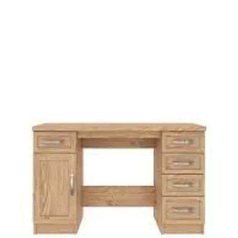 BOXED CAMBERLEY DESK - OAK (1 BOX)