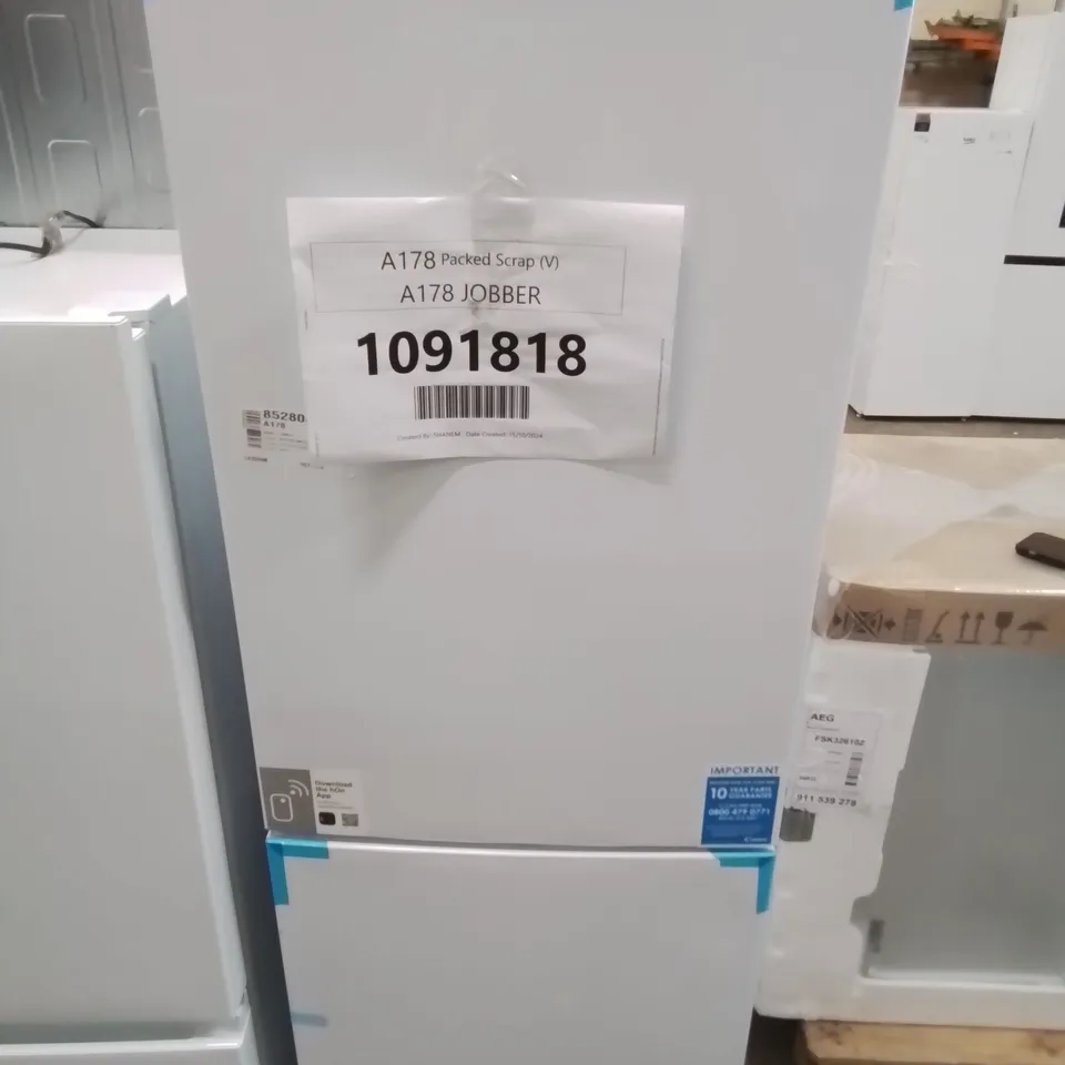CANDY CCT3L517EWK FREESTANDING FRIDGE FREEZER IN WHITE - UNPROCESSED RAW RETURN