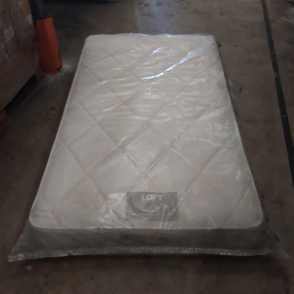 QUALITY BAGGED LOFT ORTHOPEDIC 3'6×6'0 LARGE SINGLE MATTRESS