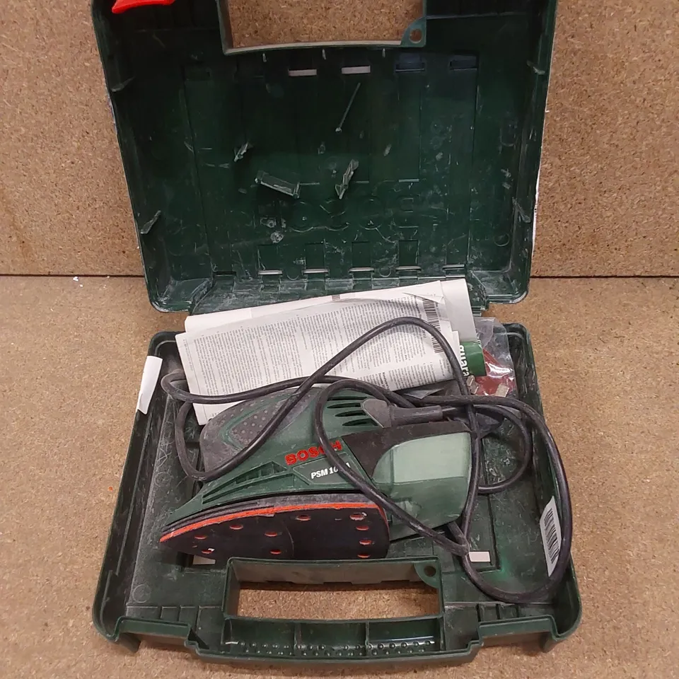 BOSCH 100W MULTI SANDER WITH CASE - PSM-100-A