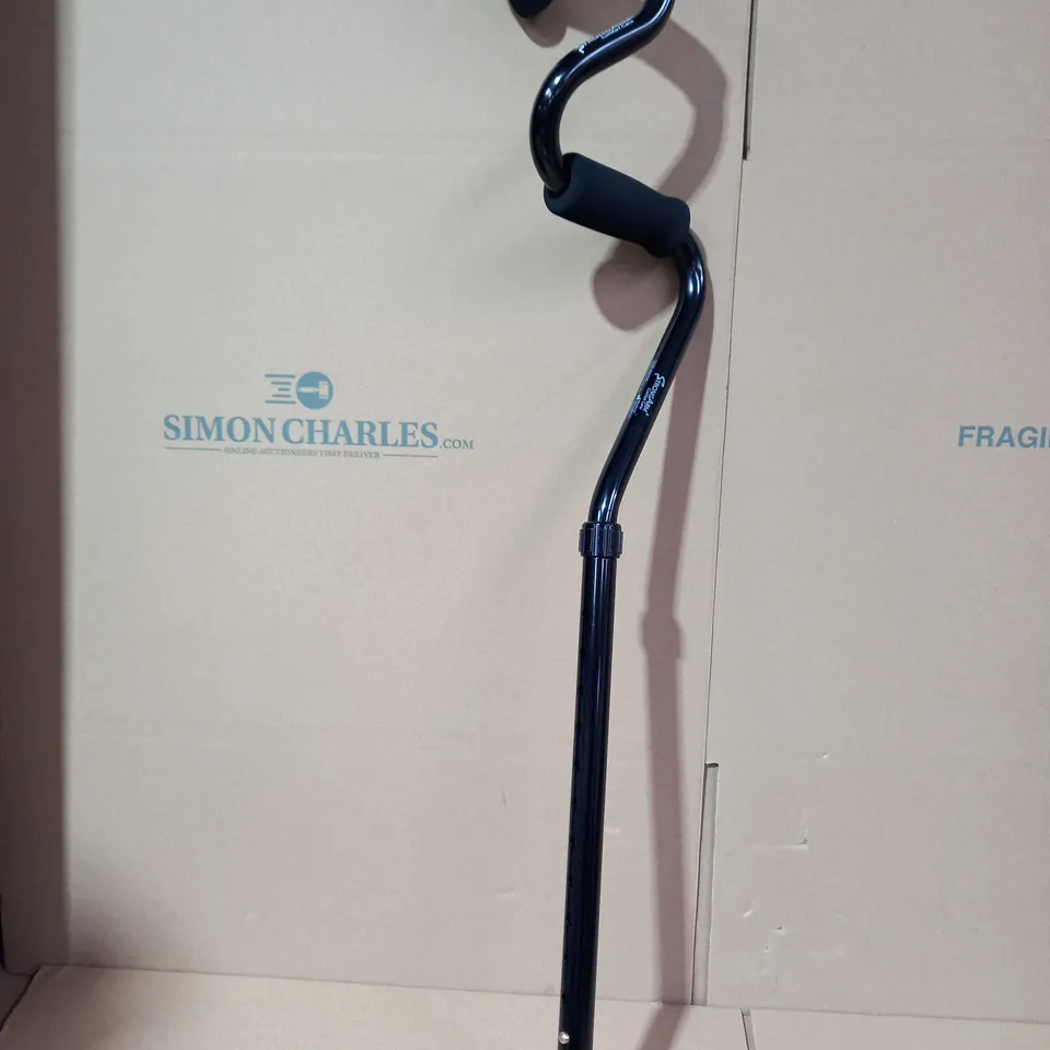 STRONG ARM COMFORT CANE - BLACK