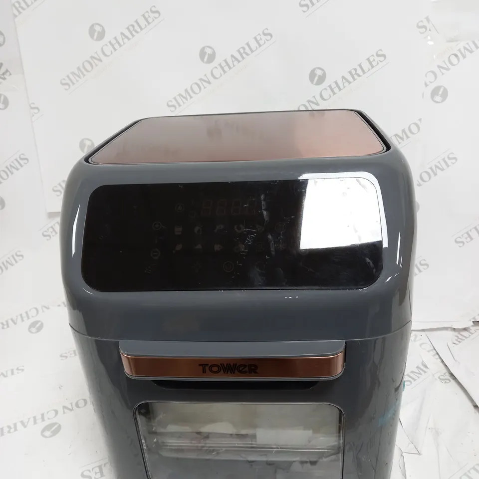 BOXED TOWER VORTEX T17064 AIR FRYER OVEN 12L - ROSE GOLD/GREY