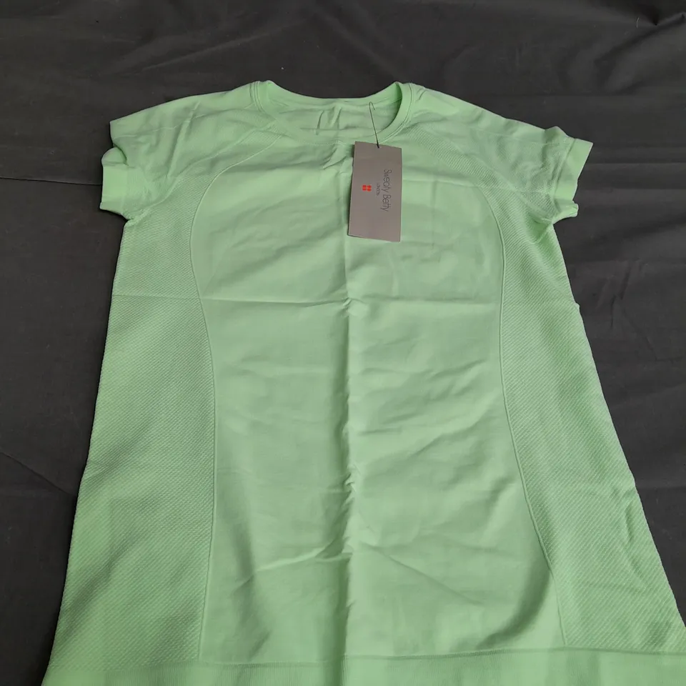 SWEATY BETTY ATHLETE SEAMLESS WORKOUT T-SHIRT SIZE S