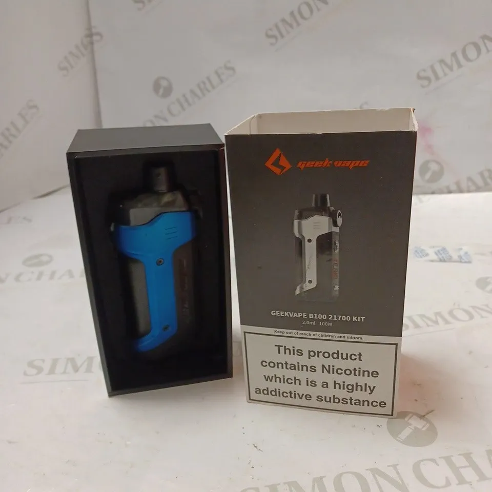 BOXED GEEK VAPE GEEKVAPE B100 21700 KIT - ALLMIGHTY BLUE. 