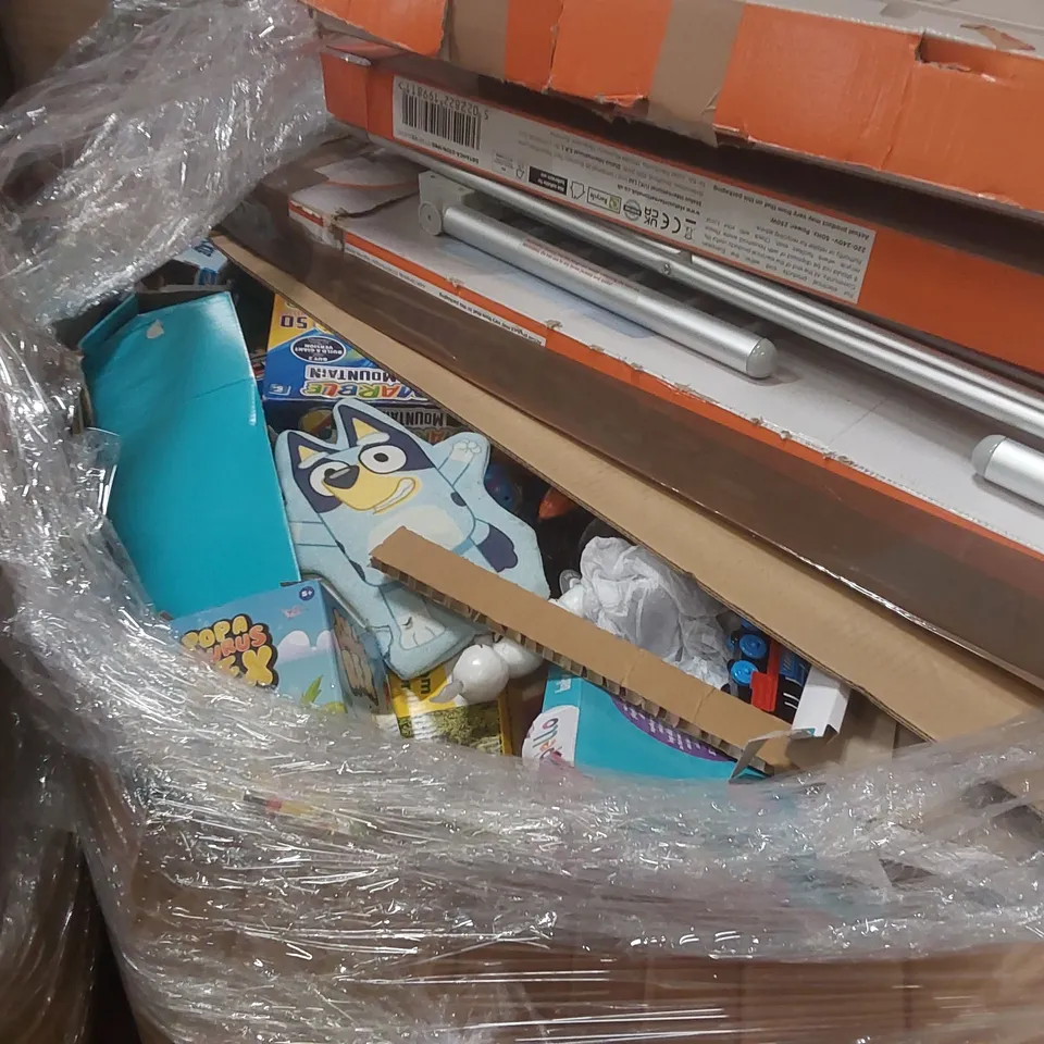 PALLET CONTAINING A LARGE QUANTITY OF ASSORTED HEATED CLOTHES AIRERS AND TOYS ECT