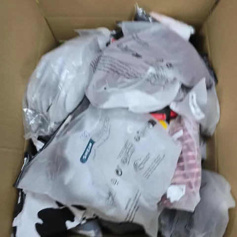 LARGE BOX OF APPROX 20 ASSORTED CLOTHING ITEMS 