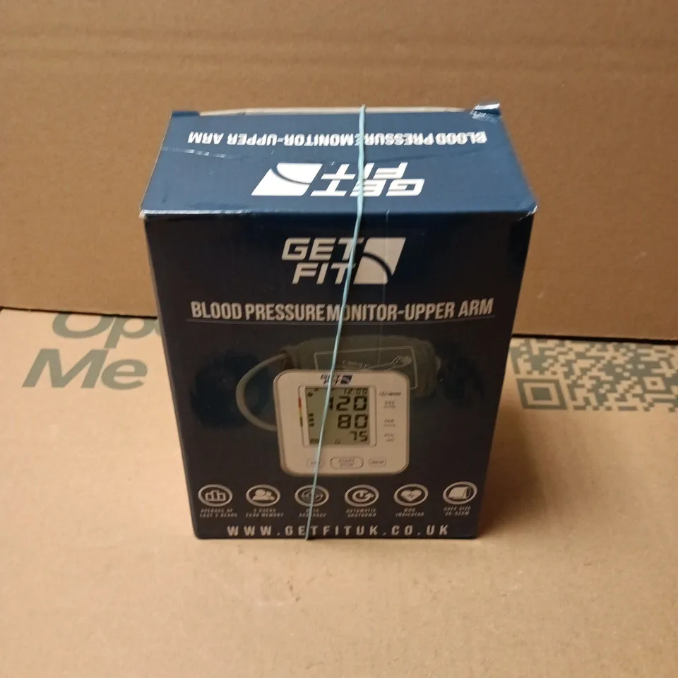 BOXED GET FIT BLOOD PRESSURE MONITOR-UPPER ARM