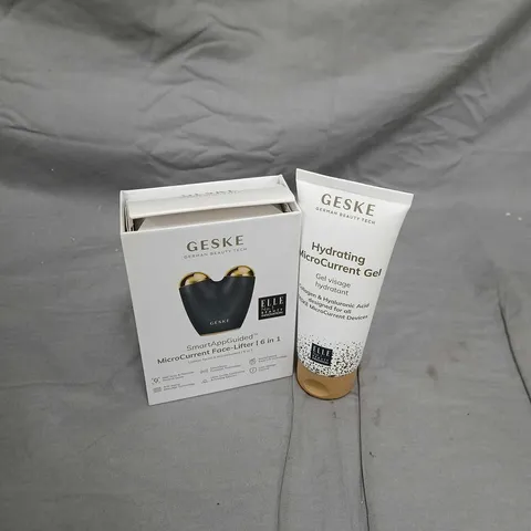 GESKE SMART APP GUIDED MICRO CURRENT FACE LIFTER – BLACK, BOXED