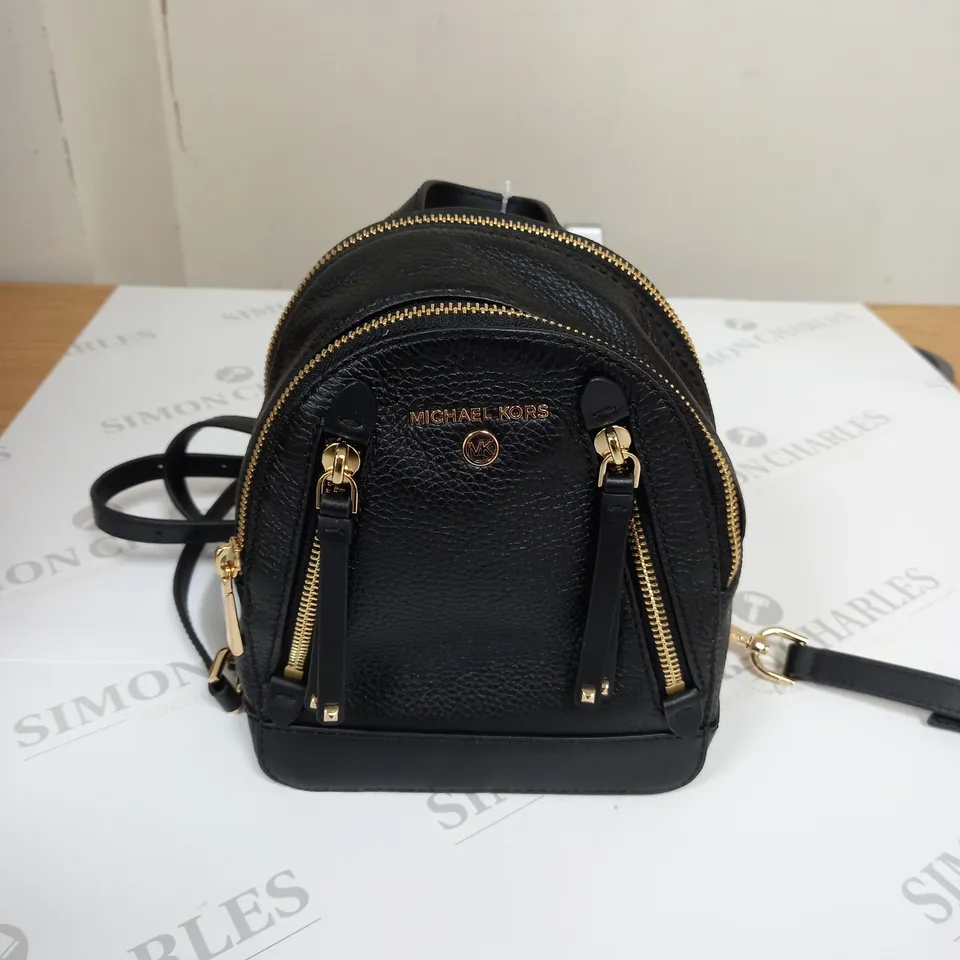 MICHAEL KORS MINI BLACK LEATHER BAG 