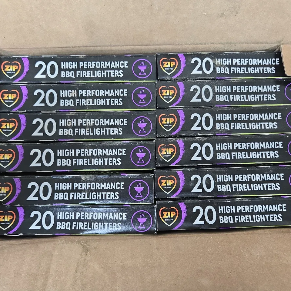 24 PACKS OF 20 ZIP BBQ FIRELIGHTERS