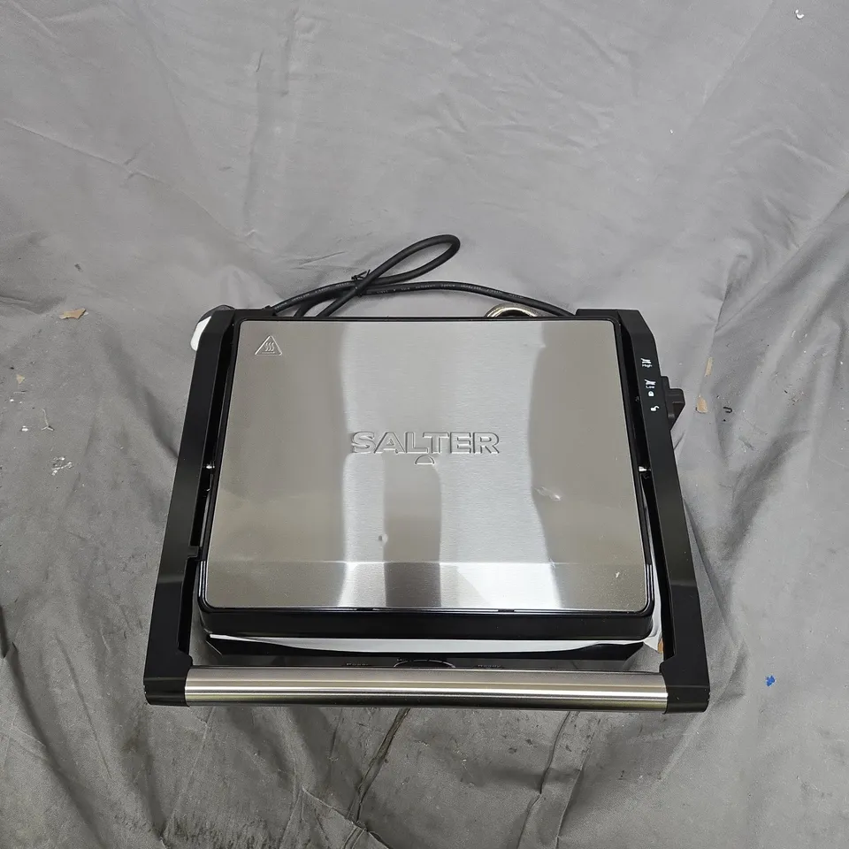 SALTER MEGASTONE HEALTH GRILL & PANINI MAKER - BOXED 