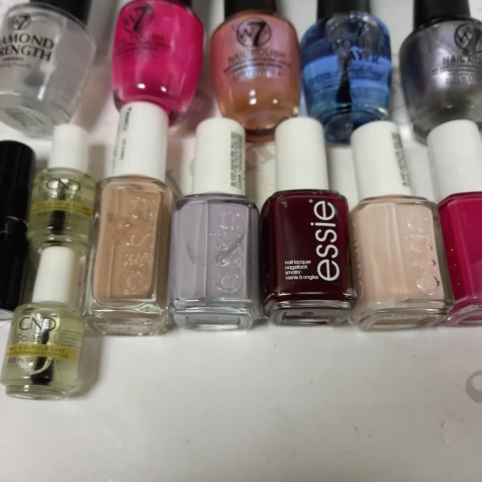 ASSORTMENT OF PREMIUM BRAND NAIL POLISHES APPROX. 15 ITEMS 