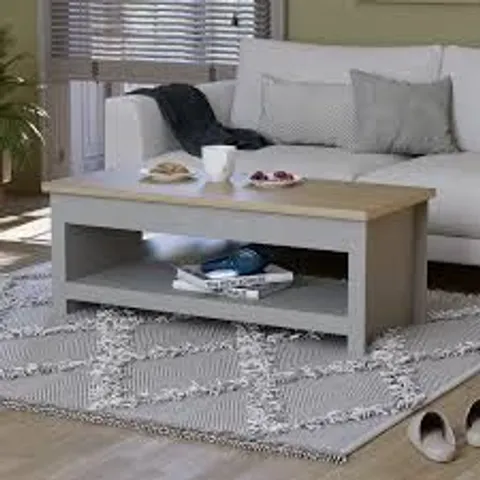 BOXED LASSIC VIDA DESIGNS ARLINGTON COFFEE TABLE - GREY (1 BOX)