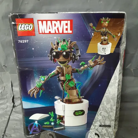 BOXED EGO MARVEL DANCING GROOT BUILDABLE TOY SET 76297