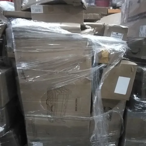 PALLET CONTAINING ASSORTED PRODUCTS INCLUDING VACUUM CLEANER, STAIR CLIMBING CAIN, MIRROR,ARTIFICIAL TREE,PARTS WASHER AND OTHER ASSORTED ITEMS...