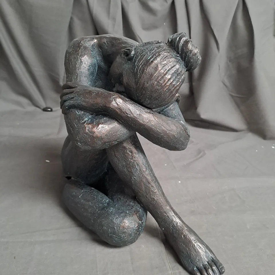 BOXED OUTLET MY GARDEN STORIES AGED BRONZE EFFECT FEMALE SCULPTURE