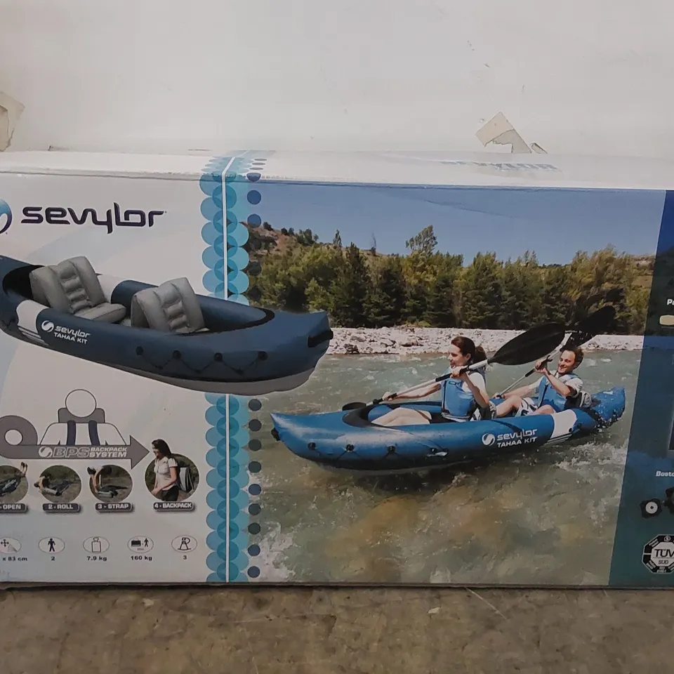 BOXED SEVYLOR TAHAA KIT 2 PERSON INFLATABLE KAYAK (1 BOX)