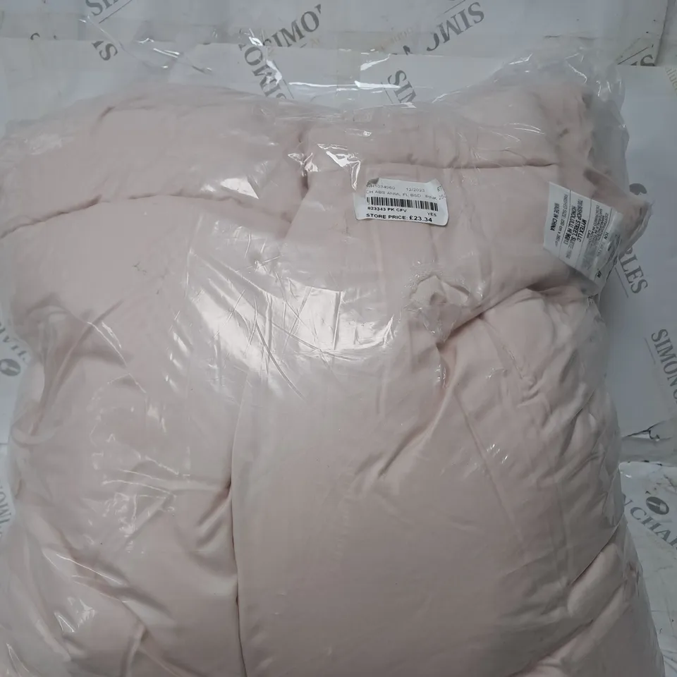 SUPERSOFT BY COZEE HOME PINK QUILT FINISHED SIZE 250 X260CM