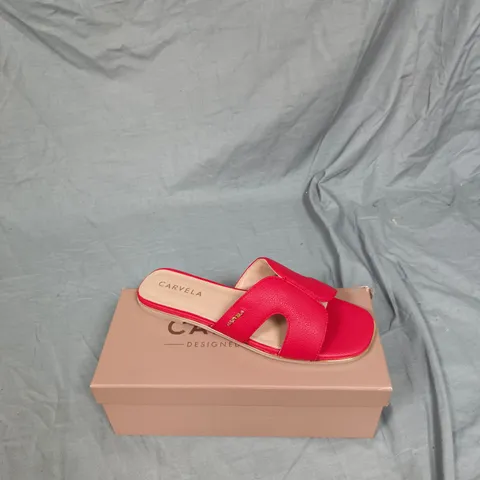CARVELA RIVO RED SANDALS β WOMEN'S, EU 40 (UK 7) β SYNTHETIC