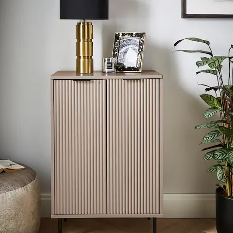 BOXED FERNLEY SMALL SIDEBOARD - TAUPE
