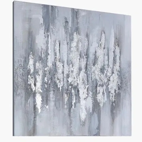 BOXED ABSTRACT WALL ART FOR BEDROOM & LIVING ROOM, LUXURY WALL MOUNTED CANVAS PAINTING