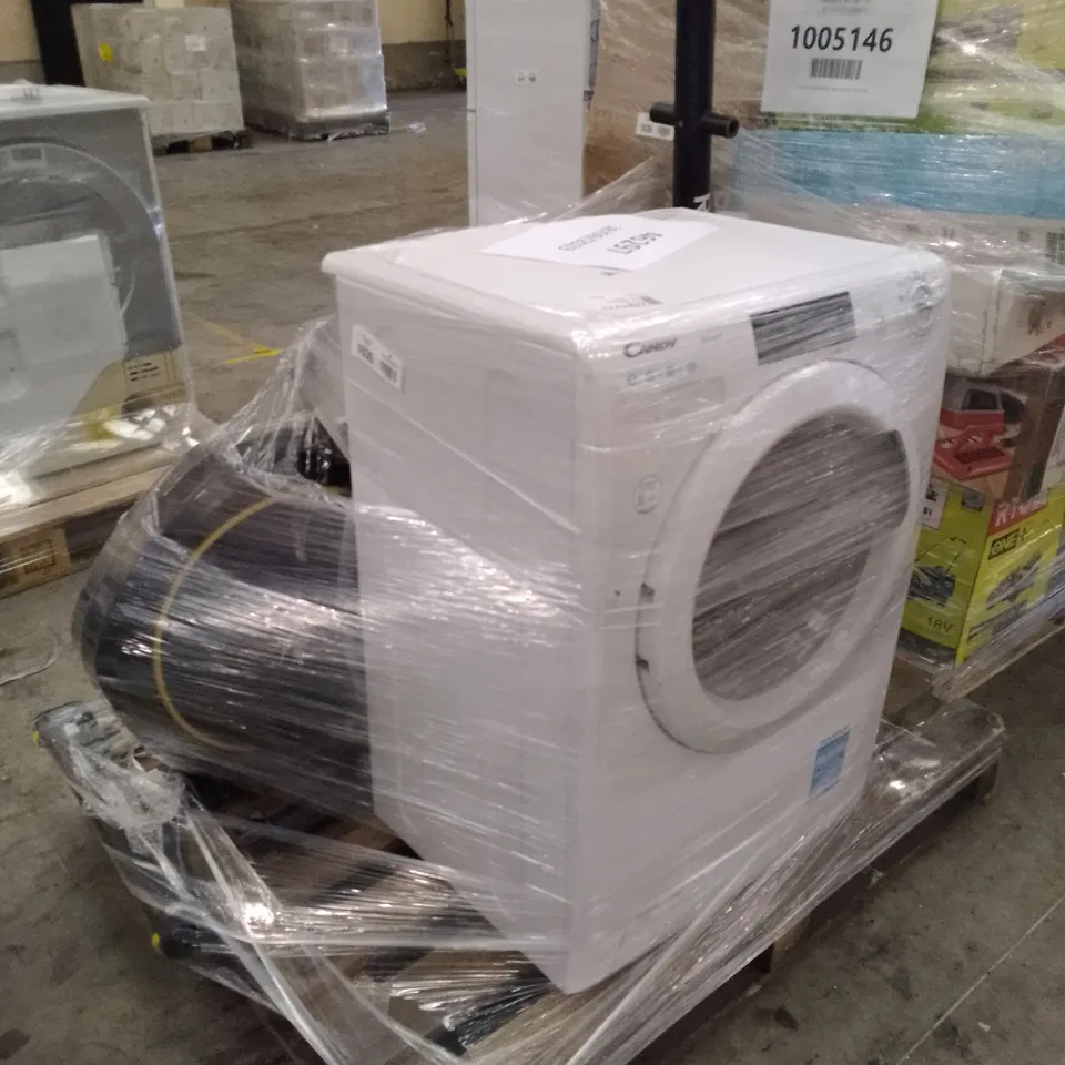 CANDY SMART PRO FREESTANDING WASHING MACHINE AND REEBOK CROSS TRAINER