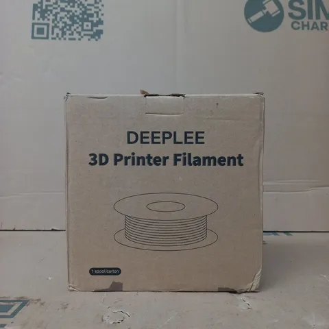 BOXED DEEPLEE 3D PRINTER FILAMENT IN WHITE