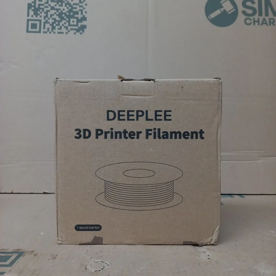 BOXED DEEPLEE 3D PRINTER FILAMENT IN WHITE