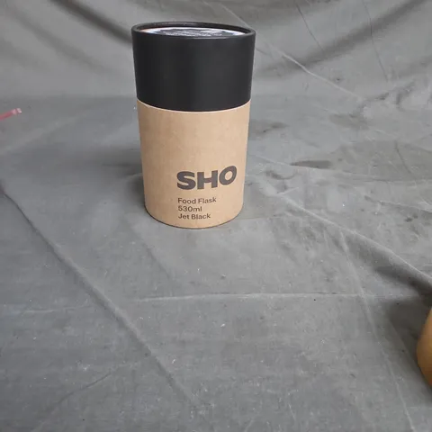 SHO Food Flask 530ml Jet Black