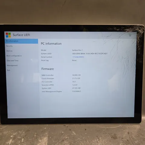 MICROSOFT SURFACE PRO 7