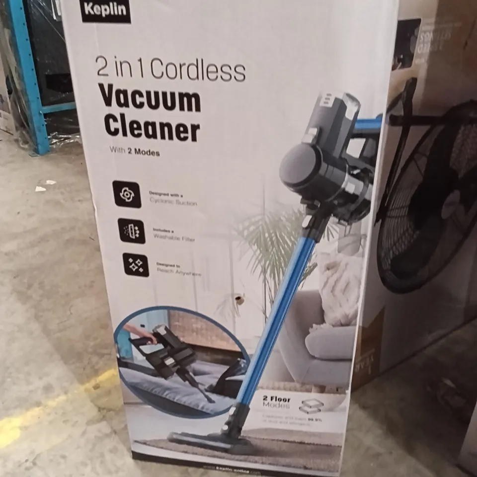 BOXED KEPLIN HOME 2 IN 1 CORDLESS  VACUUM CLEANER