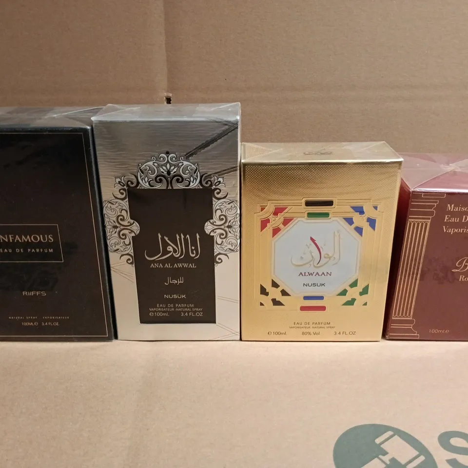 LARGE BOX OF APPROX 10 ASSORTED FRAGRANCES 