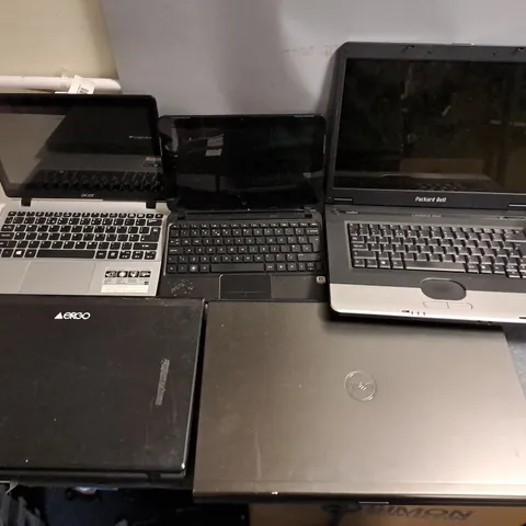 LOT OF 11 ASSORTED LAPTOPS TO INCLUDE TOSHIBA, DELL AND HP