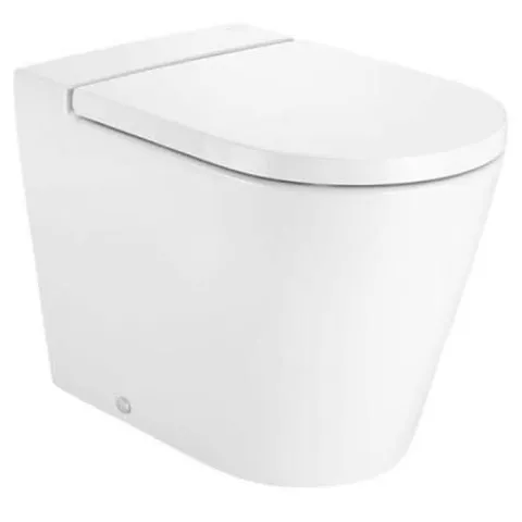 BRAND NEW BOXED ROCA INSPIRA ROUND FLOOR-STANDING TOILET BOWL