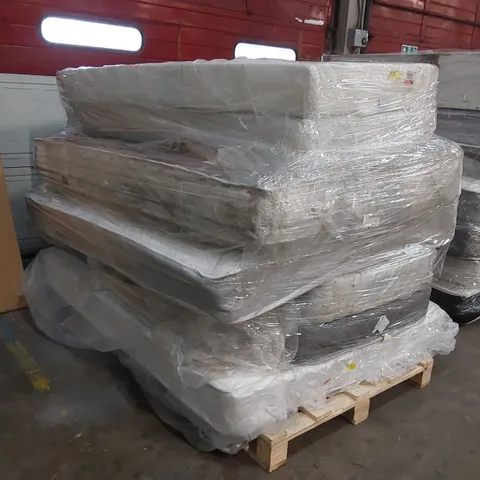 PALLET OF 7 MATTRESSES - ASSORTED SIZES, CONDITIONS, BRANDS 