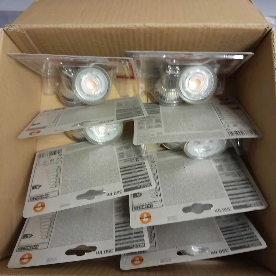 BOX OF 10 OSHRAM 2PACK LED STAR PAR16 50 GU10 LIGHT BULBS 