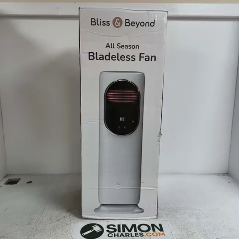 BOXED BLISS & BEYOND ALL SEASON BLADELESS FAN