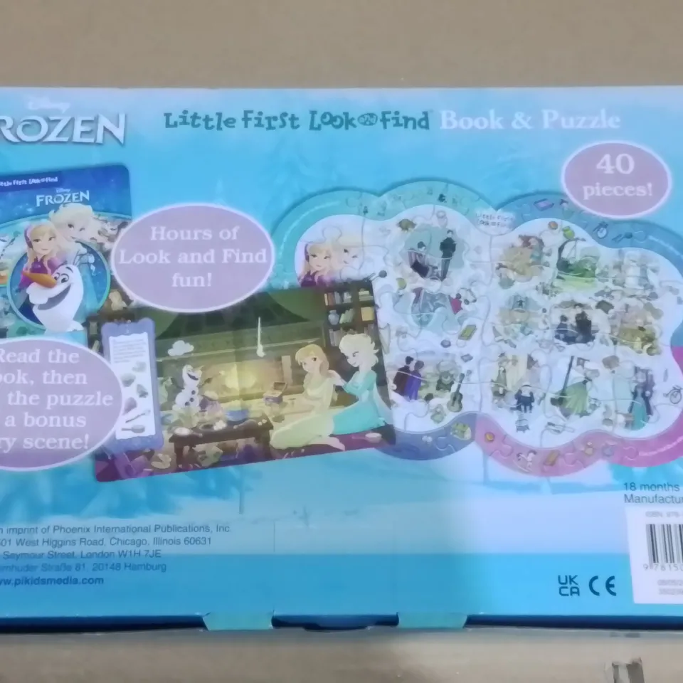 LOT OF 8 BRAND NEW DISNEY FROZEN LITTLE FIRST BOOK AND PUZZLE SETS