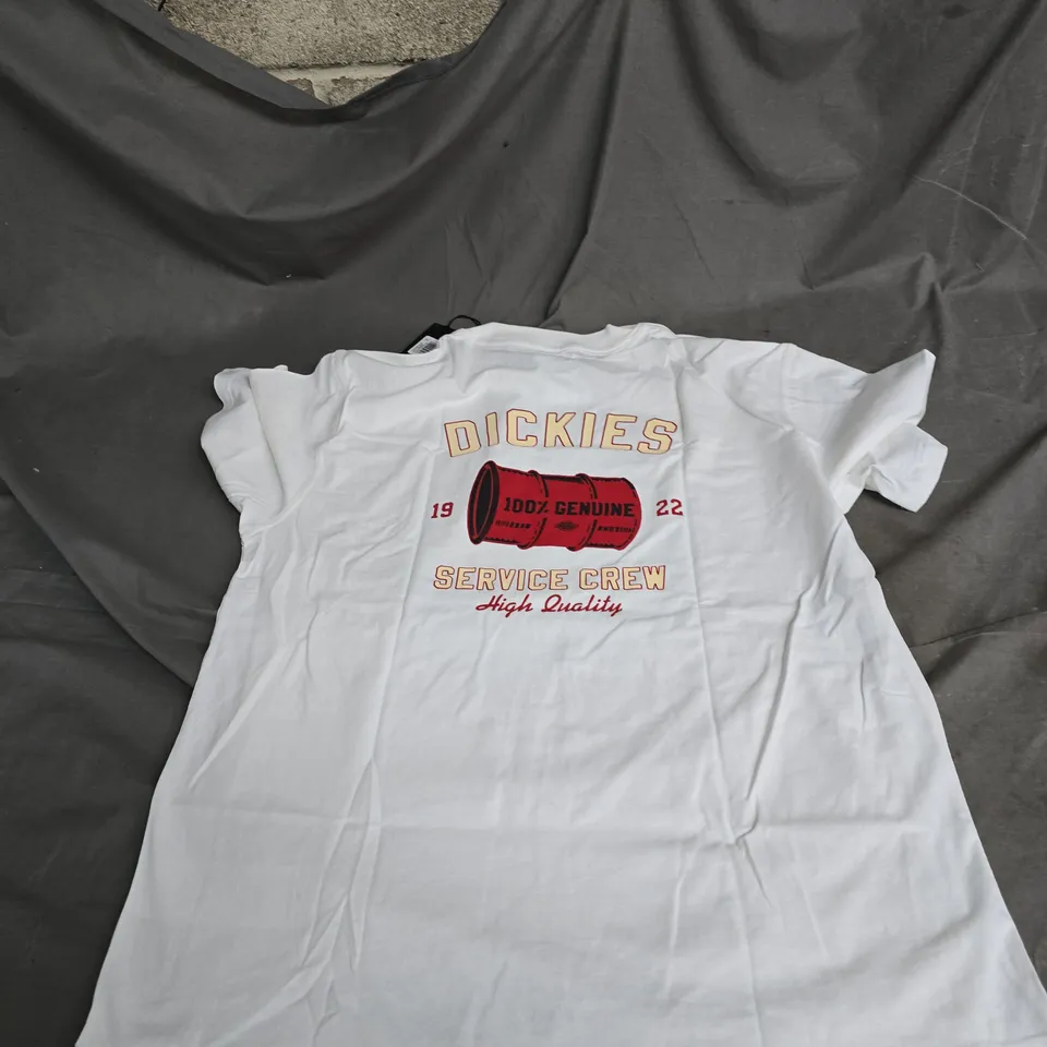 DICKIES SERVICE CREW SS TEE – WHITE – XL