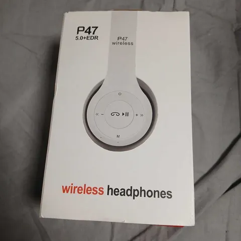 P47 WIRELESS HEADPHONES – 5.0+EDR, BOXED