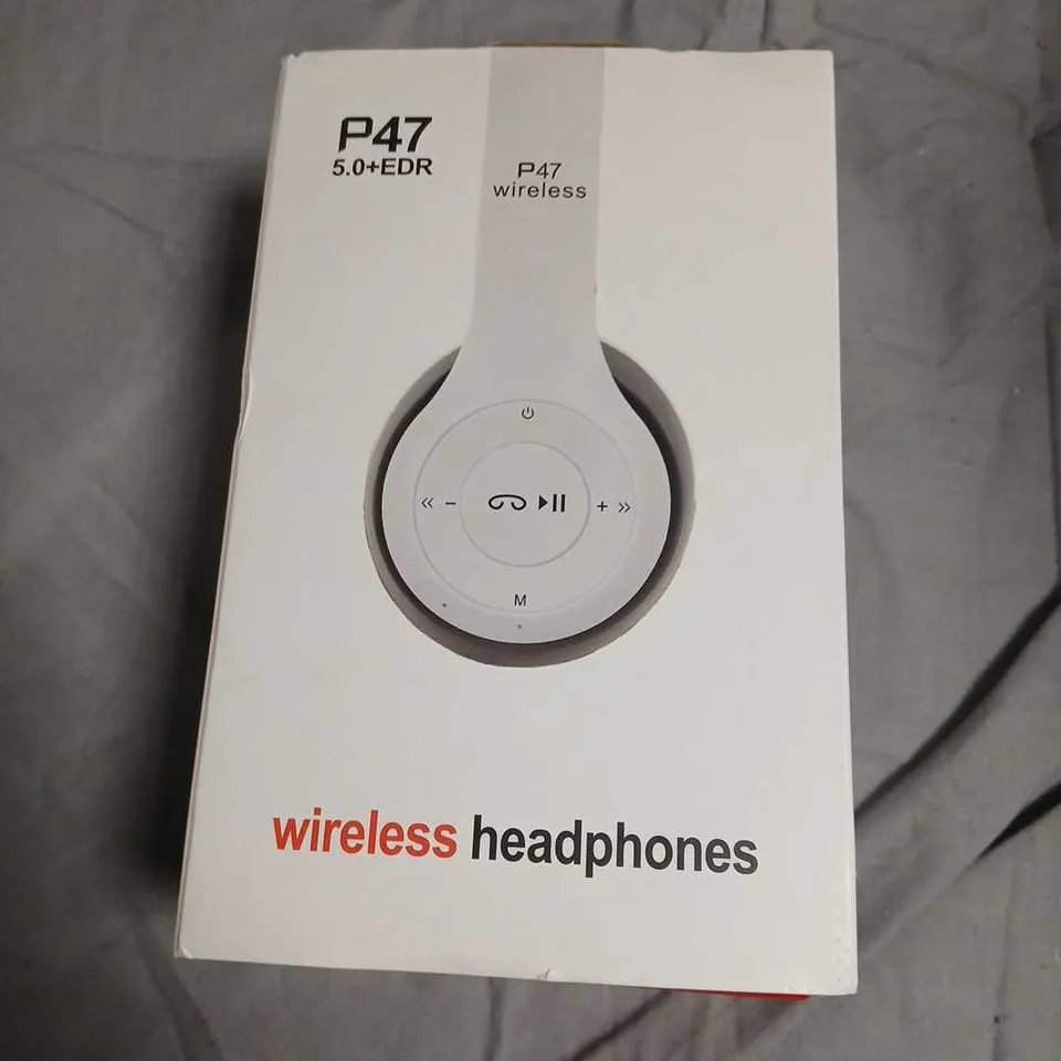 P47 WIRELESS HEADPHONES – 5.0+EDR, BOXED