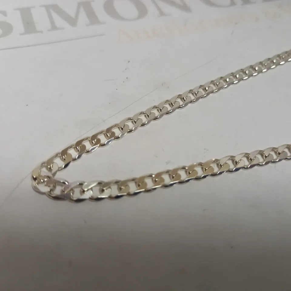 THE LOVE SILVER COLELCTION MENS STERLING SILVER 20" 1OZ CURB CHAIN NECKLACE RRP £99
