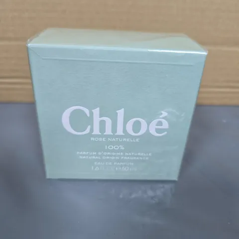 BOXED CHLOE ROSE NATURELLE 100% NATURAL ORIGIN FRAGRANCE EAU DE PARFUM 50ML