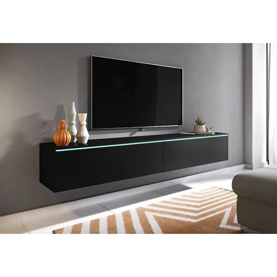 BOXED GLAUDE TV STAND FOR TVS UP TO 78"