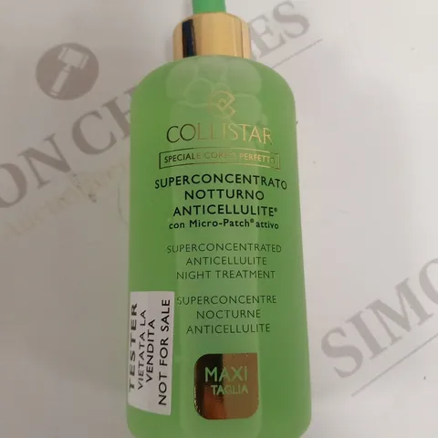 6 BOXED COLLISTAR SUPER CONCENTRATED ANTICELLULITE NIGHT TREATMENT 200ML