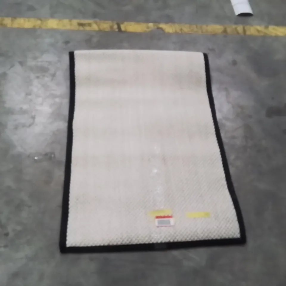 TORBIN JUTE MARBLE/BLACK AREA RUG 122X76CM