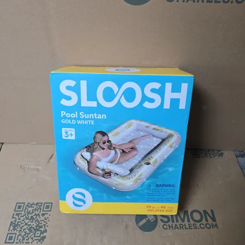SLOOSH POOL SUNTAN GOLD WHITE INFLATABLE POOL β AGE 3+
